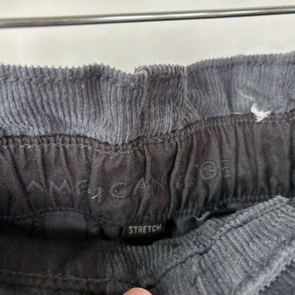 American Eagle Paper Bag Waist Corduroy Crop Pants Size 00 NWT - Picture 2 of 7